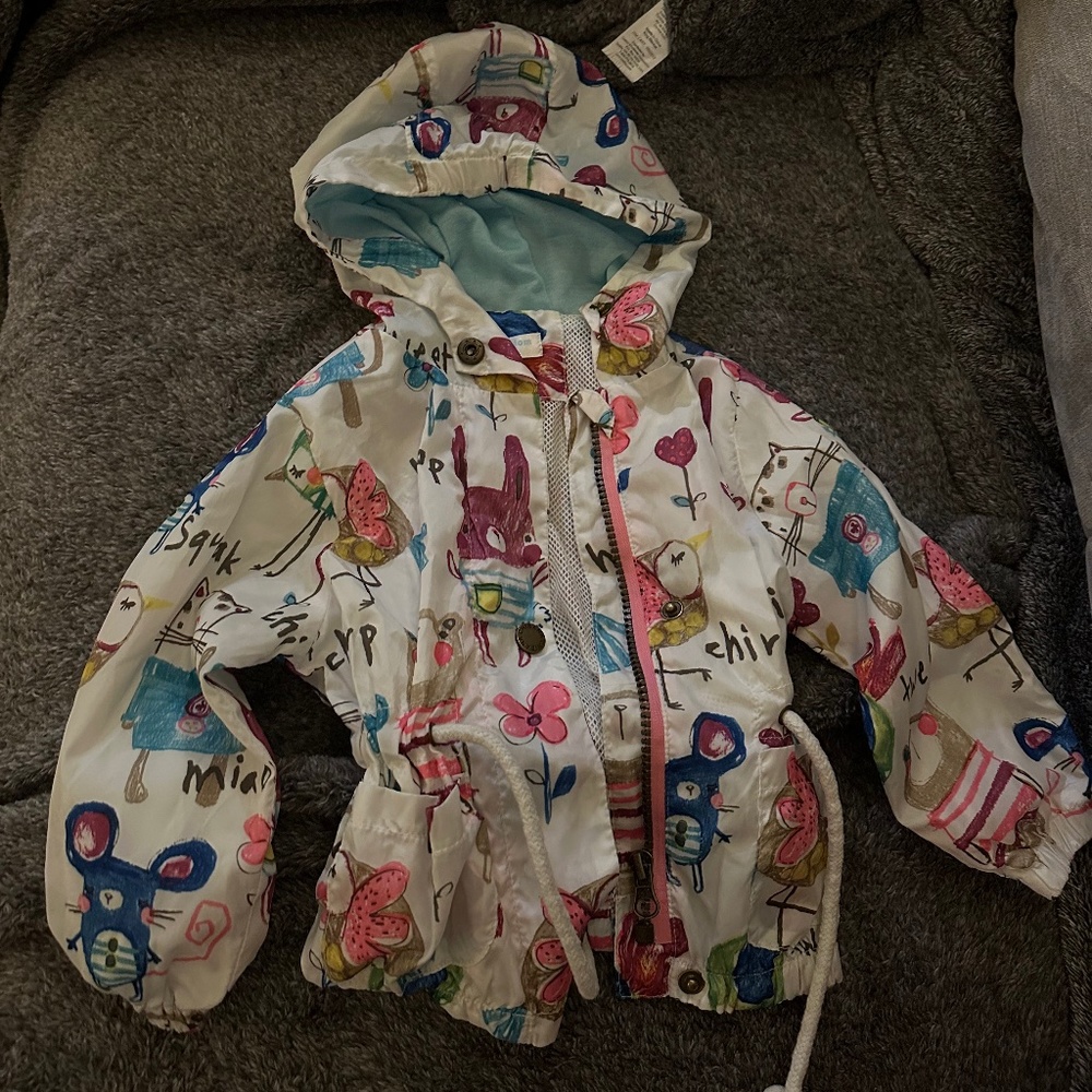 18-24month girls rain jacket